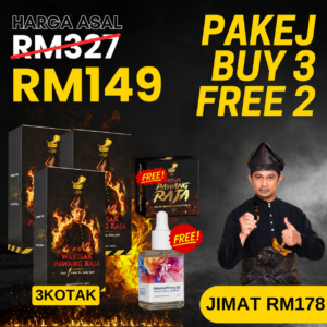 [PROMO] 3 KOTAK (FREE SABUN PAWANG RAJA & BREAST OIL)
